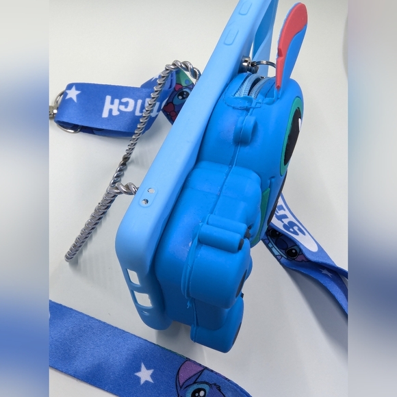 Stitch 3D Soft Silicon Coin Cell Phone Cover w/ Lanyard & Wrist Strap - Picture 5 of 10